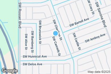 Map image of the property - 4001 SW Canrady St