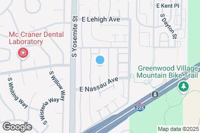 Map image of the property - 3942 S Yosemite St