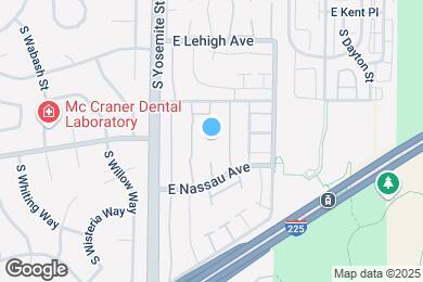 Map image of the property - 9206 E Mansfield Ave