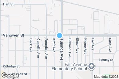 Map image of the property - 6743 Tujunga Ave