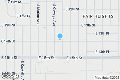 Map image of the property - 1348 S Pittsburg Ave
