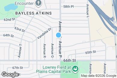 Map image of the property - 6118 Ave. P-