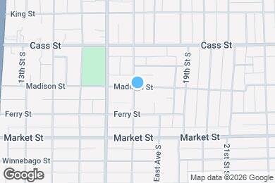 Map image of the property - 1704 Madison St