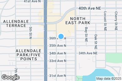 Map image of the property - 216 36th Ave N