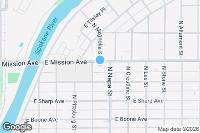 Map image of the property - 1914 E Mission Ave