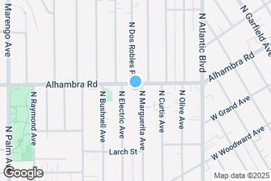 Map image of the property - 525 N Marguerita Ave