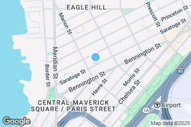 Map image of the property - 122 Saratoga St