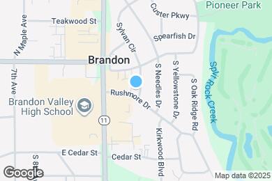 Map image of the property - 1400 E Rushmore Dr