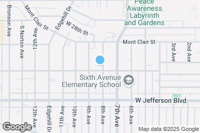 Map image of the property - 2955 8th Ave