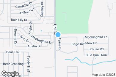 Map image of the property - 1401 Alpine Dr