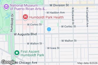 Map image of the property - 2740 W Augusta Blvd