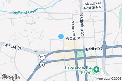 Map image of the property - 305 W Oak St