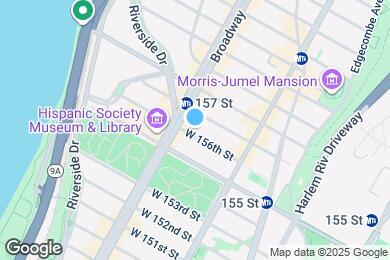 Map image of the property - 555 W 156th St