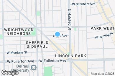 Map image of the property - 847 W Lill Ave