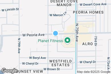 Map image of the property - 10510 N 76th Dr