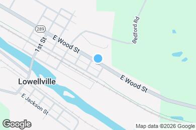 Map image of the property - 529 E Wood St