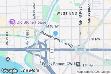 Map image of the property - 2517 Pennsylvania Ave NW