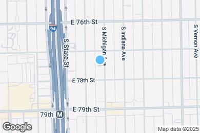 Map image of the property - 7730 S Michigan Ave