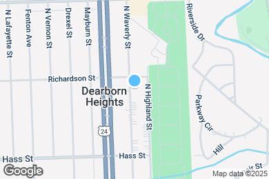 Map image of the property - 6612 N Waverly St
