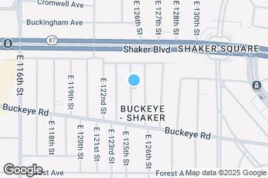 Map image of the property - 2801 E 125th St