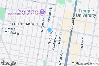 Map image of the property - 1624 N 16th St
