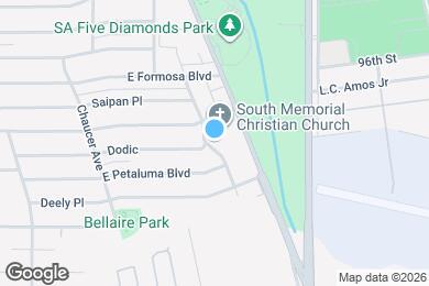 Map image of the property - 8500 Barranca Ave
