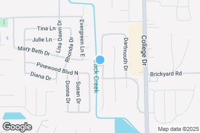 Map image of the property - 1810 Dartmouth Dr