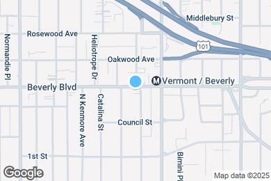 Map image of the property - 3906 Beverly Blvd