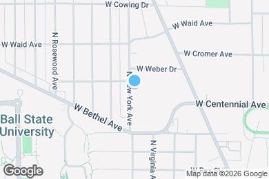 Map image of the property - 1708 N New York Ave