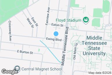 Map image of the property - 1105 Ewing Blvd