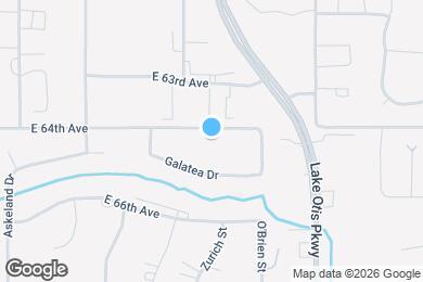 Map image of the property - 2382 E 64th Ave
