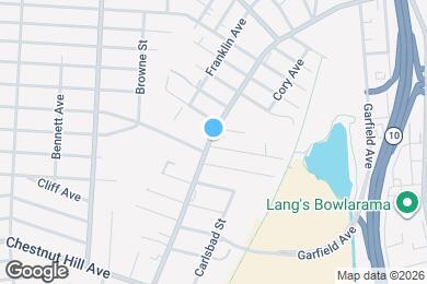 Map image of the property - 1018 Cranston St