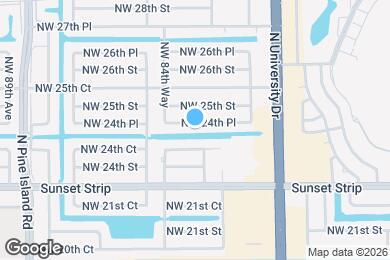 Map image of the property - 8410 NW 24th Pl