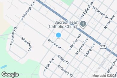 Map image of the property - 611 W Pearsall St