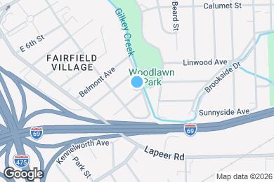 Map image of the property - 921 Kennelworth Ave