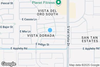 Map image of the property - 1465 E Mia Ln