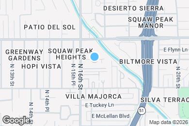 Map image of the property - 1625 E Lamar Rd