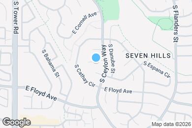 Map image of the property - 19064 E Eastman Ave