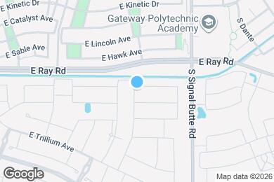 Map image of the property - 10631 E Thatcher Ave