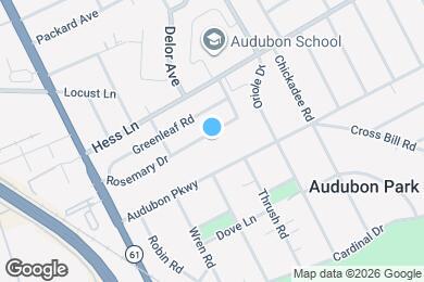 Map image of the property - 1014 Rosemary Dr