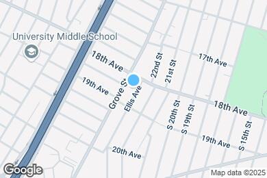 Map image of the property - 309 Ellis Ave