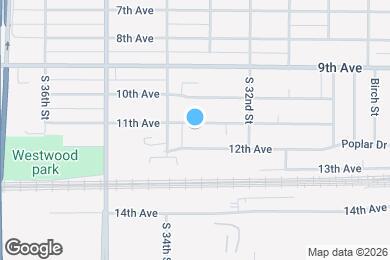 Map image of the property - 3307 11th Ave