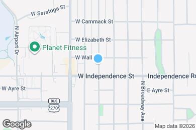 Map image of the property - 1522 N Shawnee