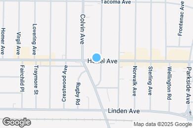 Map image of the property - 1361 Hertel Ave
