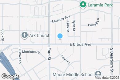 Map image of the property - 25 Naomi St