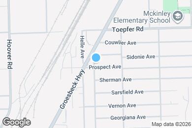 Map image of the property - 12375 Prospect Ave