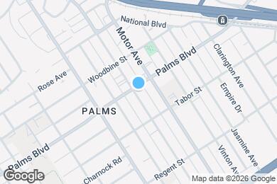 Map image of the property - 3500 Mentone Ave