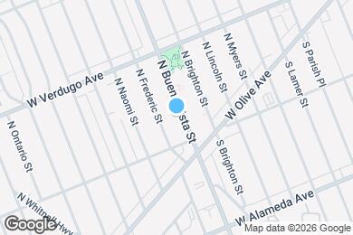 Map image of the property - 229 N Buena Vista St