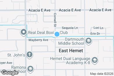 Map image of the property - 41272 Mayberry Ave