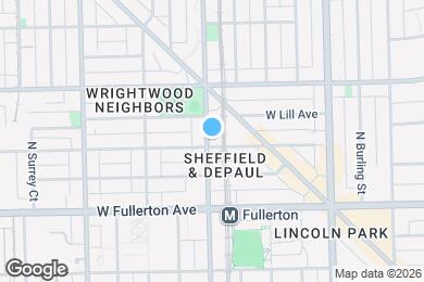 Map image of the property - 958 W Altgeld St